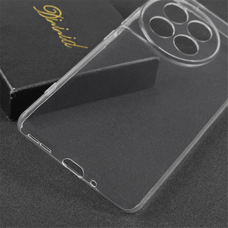 For OnePlus Ace 3 5G / 12R 5G Case TPU Clear Phone Cover with Precise Lens Cutout-Cellmalls