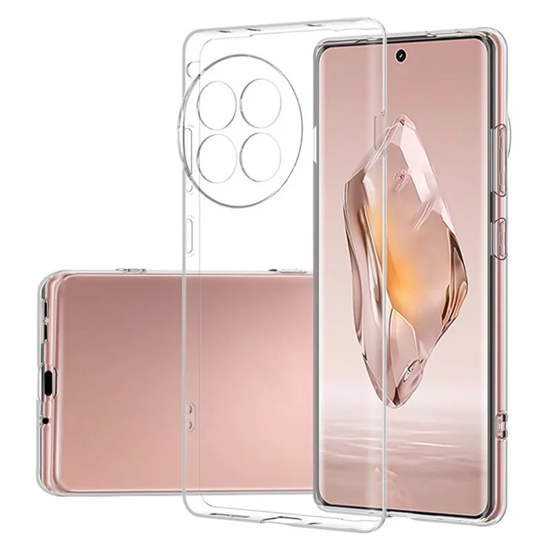 For OnePlus Ace 3 Pro 5G Case Transparent Soft TPU Slim Phone Cover-Cellmalls