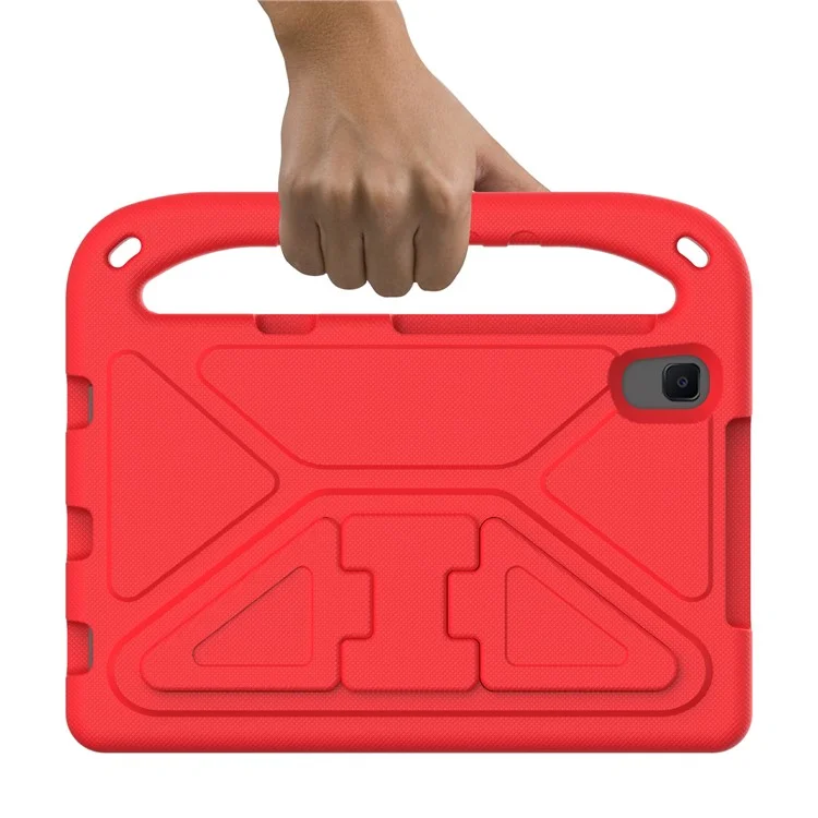 Portable Handle Design Shockproof EVA Tablet Case Cover with Kickstand Design for Samsung Galaxy Tab A 8.4 (2020) SM-T307U - Red-Cellmalls