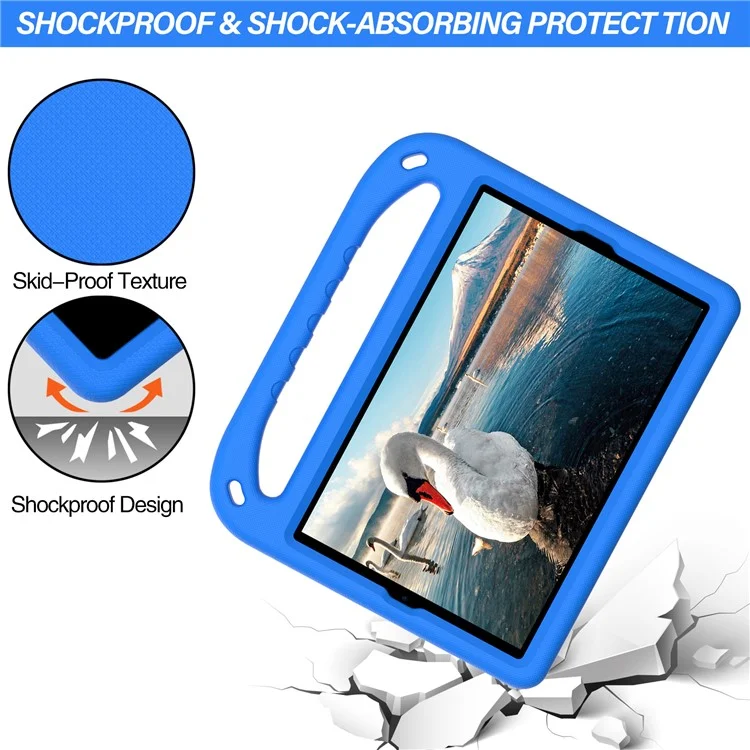 Handle Kickstand Design Tablet Protection EVA Case Cover for Samsung Galaxy Tab A 10.1 (2019) SM-T510/T515 - Blue-Cellmalls