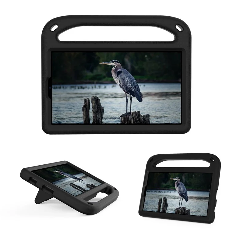 Hand-Hold EVA Tablet Case with Kickstand for Samsung Galaxy Tab A7 Lite 8.7-inch - Black-Cellmalls