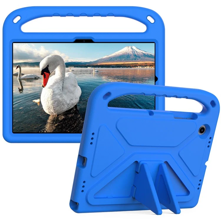 For Samsung Galaxy Tab A8 10.5 (2021) / A8 10.5 (2022) Anti-drop Anti-scratch Hand-hold Grip EVA Tablet Case with Foldable Kickstand - Black-Cellmalls