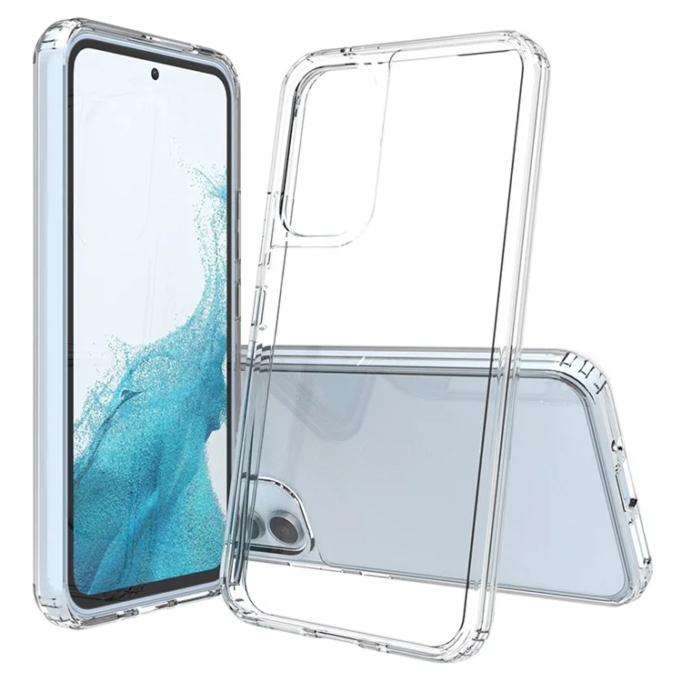 For Samsung Galaxy A54 5G Anti-Yellowing Acrylic TPU Clear Phone Back Cover Drop-Proof Mobile Phone Case-Cellmalls