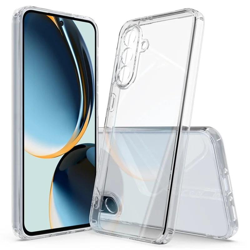 For Samsung Galaxy A56 5G Clear Phone Case TPU+Acrylic Shockproof Phone Back Cover-Cellmalls
