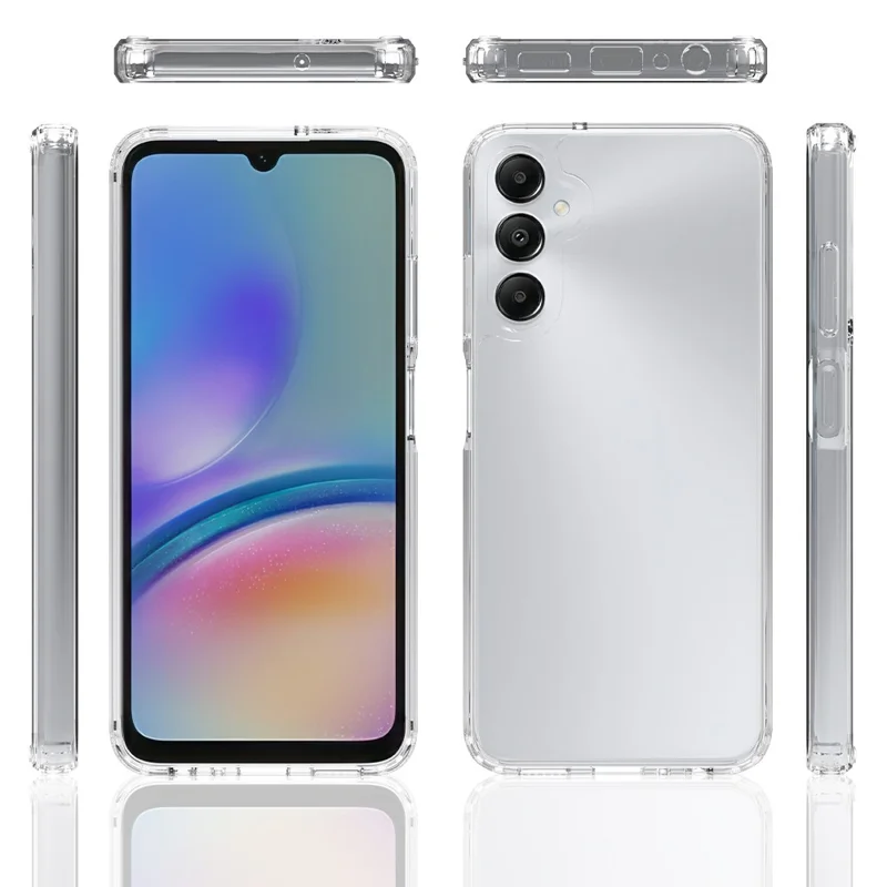 For Samsung Galaxy M14 4G Clear Phone Case TPU + Acrylic Shockproof Phone Back Cover-Cellmalls