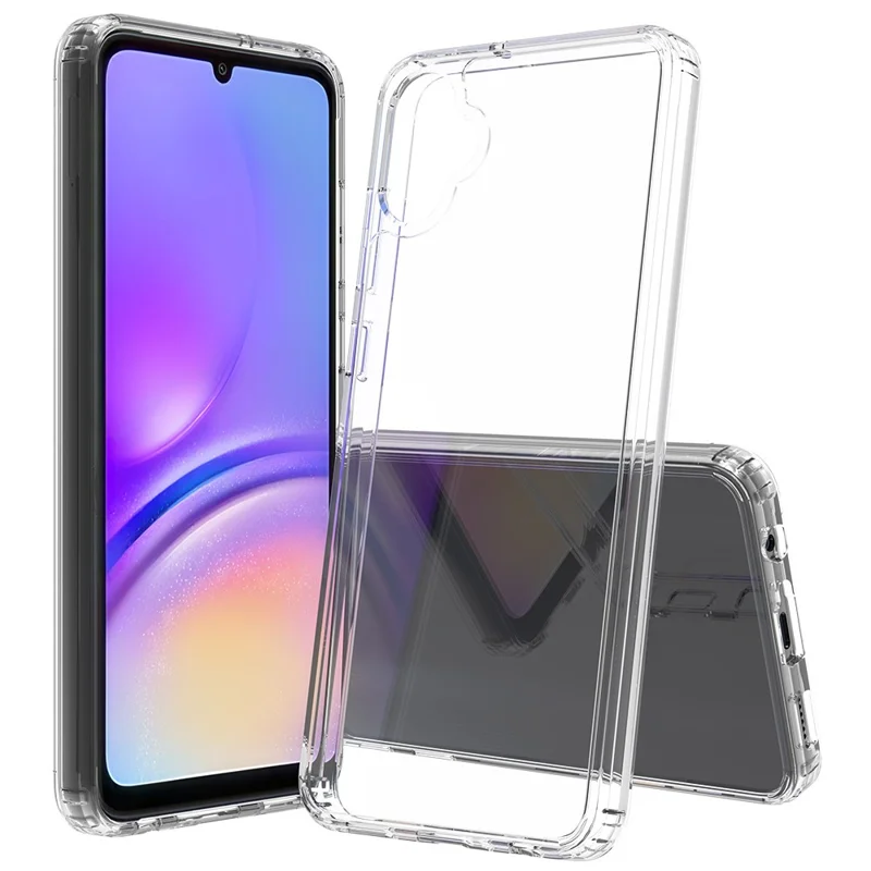 For Samsung Galaxy M05 4G / F05 Clear Phone Case TPU + Acrylic Shockproof Phone Back Cover-Cellmalls
