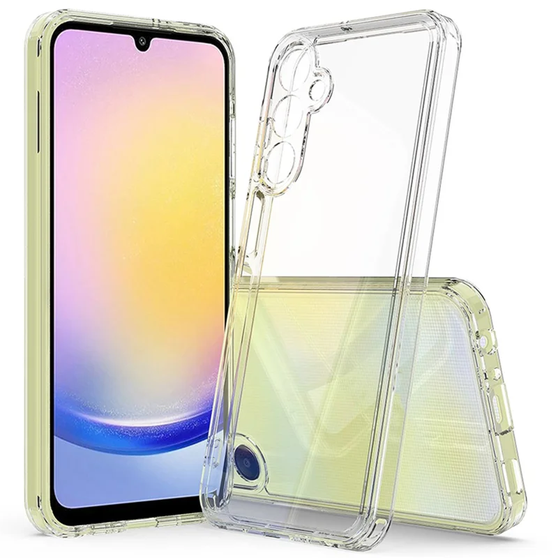 For Samsung Galaxy M35 5G Clear Case TPU+Acrylic Shockproof Phone Cover-Cellmalls