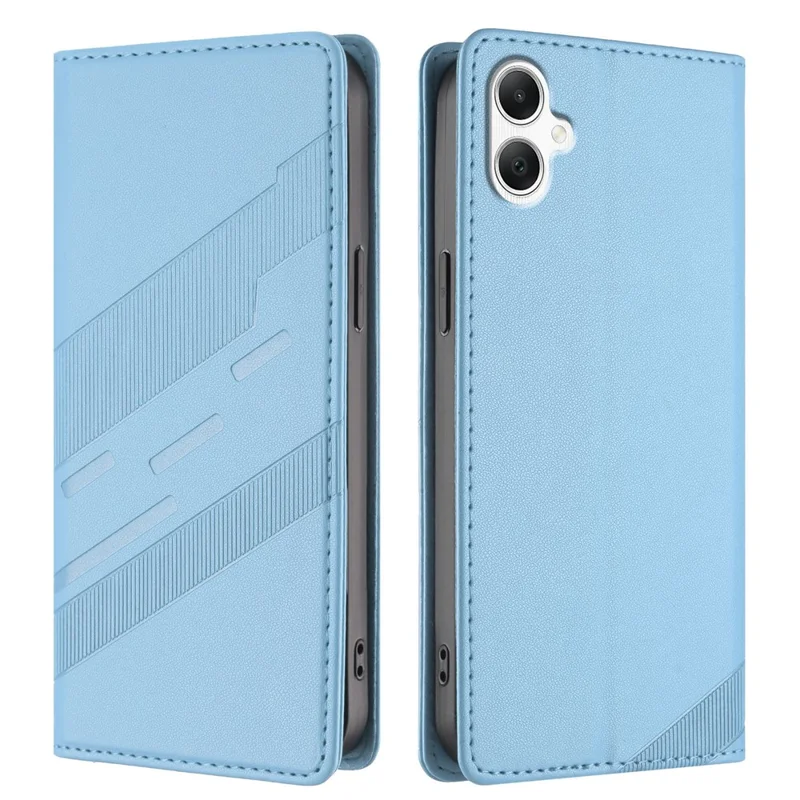 For Samsung Galaxy A06 4G Phone Cases Punk Style Imprinted Wallet Stand Leather Cover - Red-Cellmalls