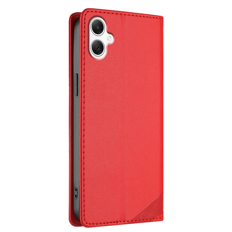 For Samsung Galaxy A07 4G / A06 4G / A06 5G Phone Cases Punk Style Imprinted Wallet Stand Leather Cover - Red-Cellmalls