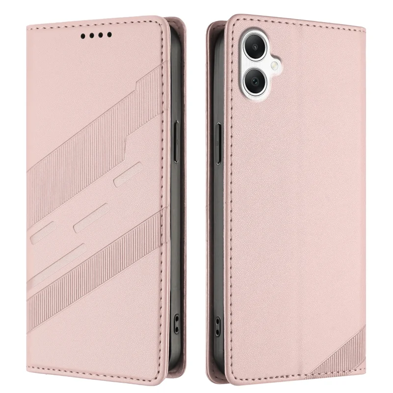 For Samsung Galaxy A07 4G / A06 4G / A06 5G Phone Cases Punk Style Imprinted Wallet Stand Leather Cover - Red-Cellmalls