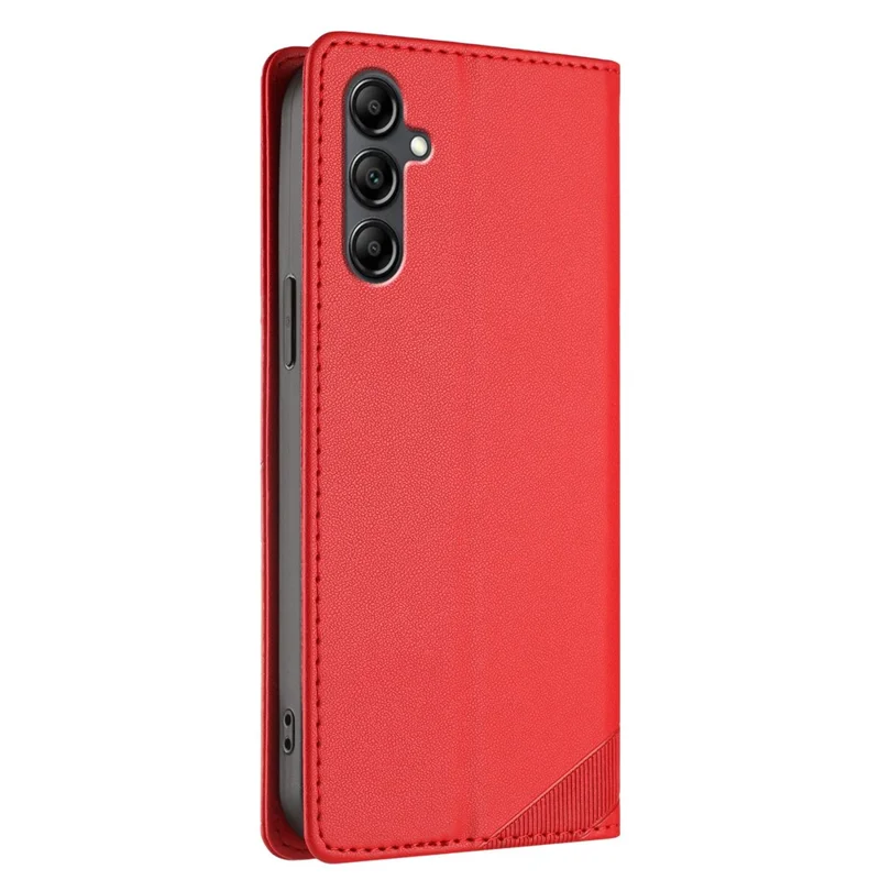 For Samsung Galaxy A15 4G / Galaxy A15 5G Phone Cases Punk Style Imprinted Wallet Stand Leather Cover - Red-Cellmalls