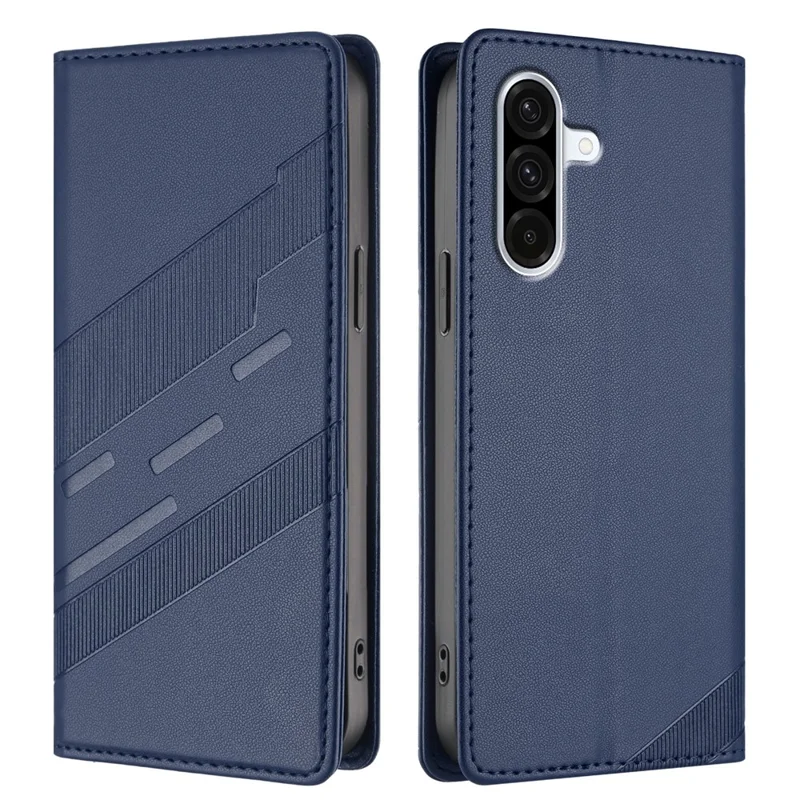 For Samsung Galaxy A36 5G Phone Cases Punk Style Imprinted Wallet Stand Leather Cover - Red-Cellmalls