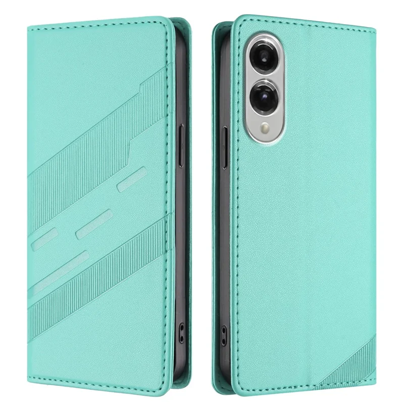 For Samsung Galaxy S25 Edge Phone Cases Punk Style Imprinted Wallet Stand Leather Cover - Red-Cellmalls