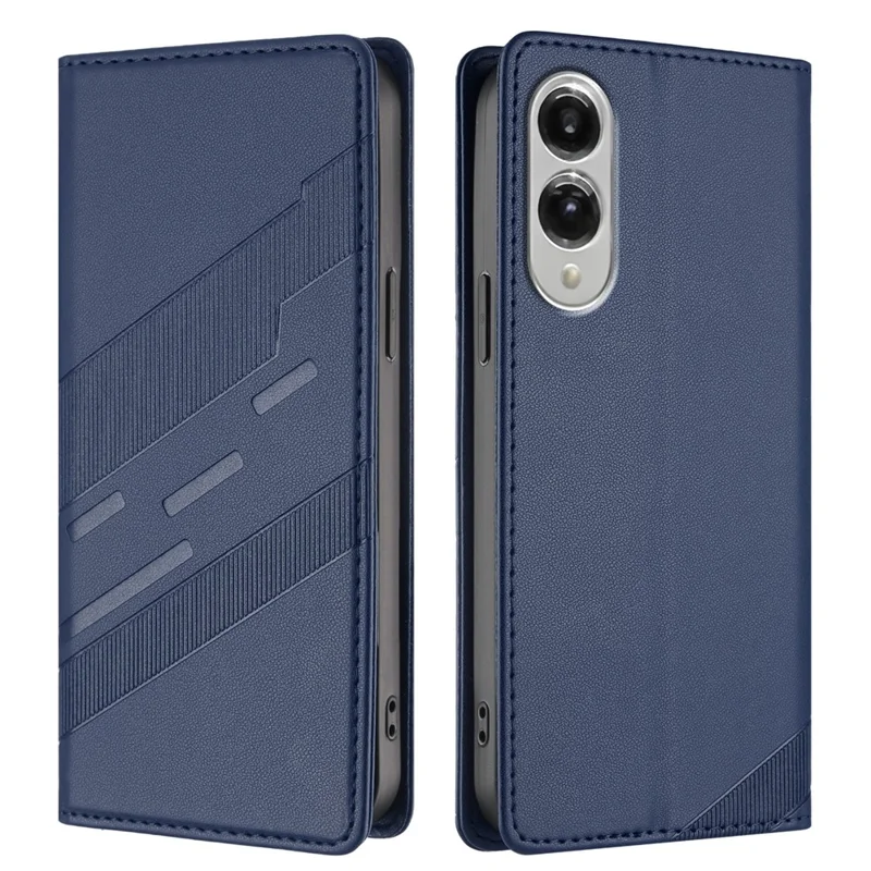 For Samsung Galaxy S25 Edge Phone Cases Punk Style Imprinted Wallet Stand Leather Cover - Red-Cellmalls