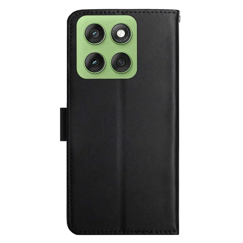 For Motorola Edge 60 Pro 5G Case Genuine Cow Leather Phone Cover Nappa Texture - Black-Cellmalls