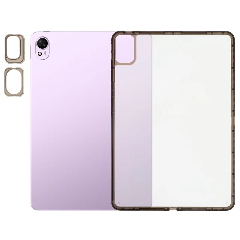 Tablet Case For Huawei MatePad 11.5 S / 11.5 / Air 11.5 inch (2023) Flexible TPU + Acrylic Shockproof Cover with Lens Frames - Grey-Cellmalls