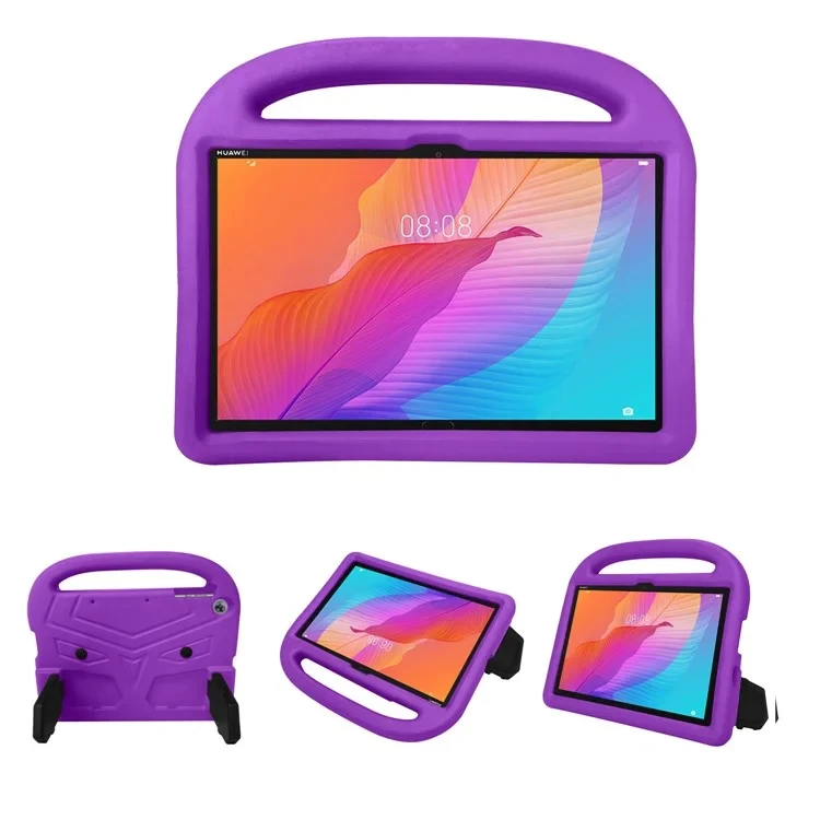 Sparrow Style EVA Tablet Protective Case Cover with Kickstand for Huawei Enjoy Tablet 2 10.1 / T10 9.7 / T10S 10.1 - Purple-Cellmalls