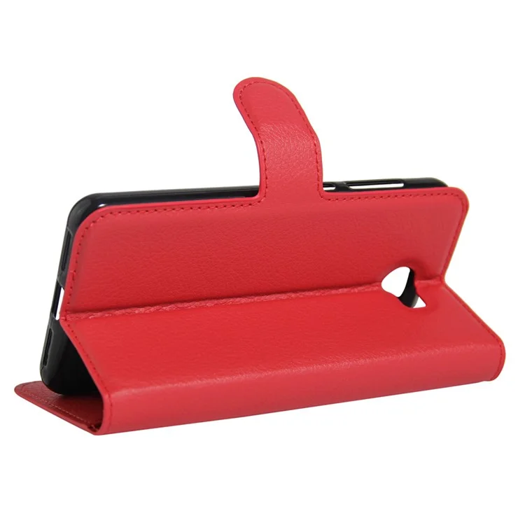 Lychee Skin Wallet Leather Phone Case for Huawei Y5II / Y5II - Red-Cellmalls