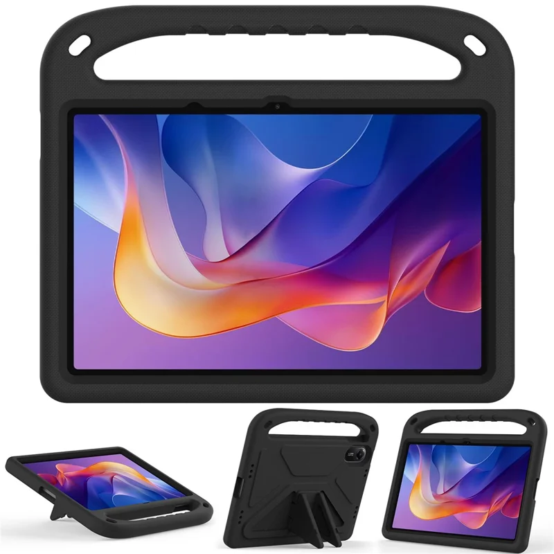 For Xiaomi Redmi Pad 2 Case Hand Grip Kickstand Tablet EVA Cover - Black-Cellmalls