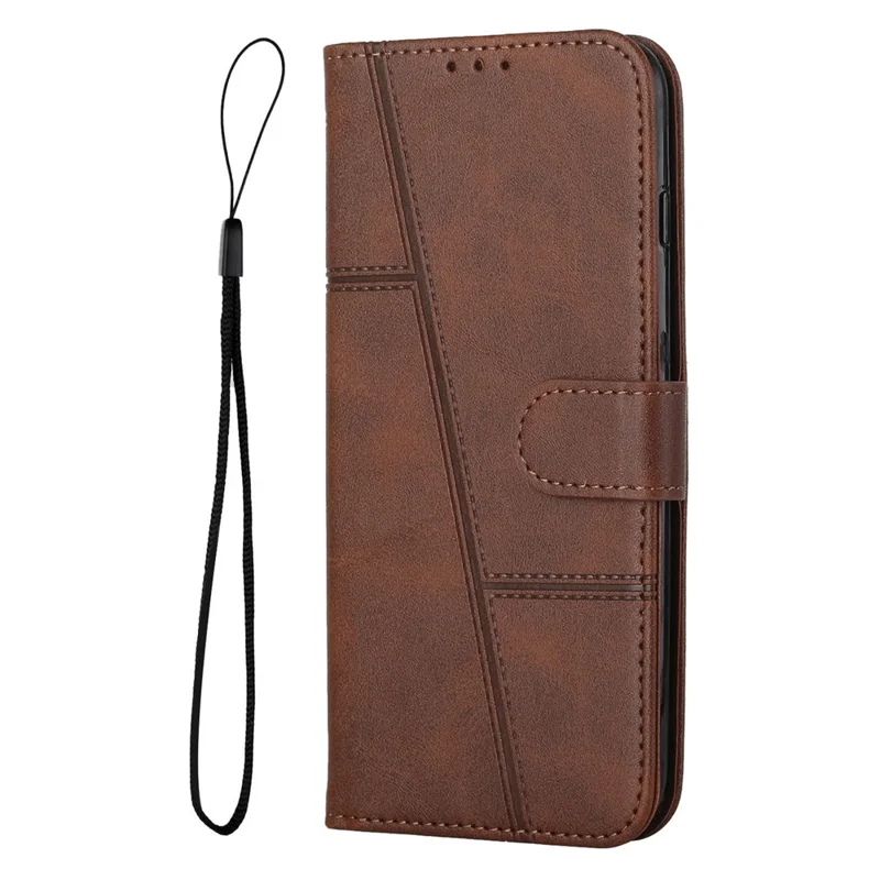 Leather Case for Xiaomi Poco F7 Pro 5G / F7 Ultra 5G / Redmi K80 5G / K80 Pro 5G Stand Protective Phone Cover - Brown-Cellmalls