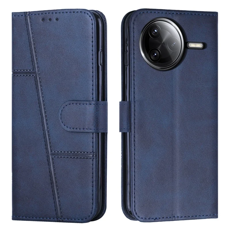 Leather Case for Xiaomi Poco F7 Pro 5G / F7 Ultra 5G / Redmi K80 5G / K80 Pro 5G Stand Protective Phone Cover - Brown-Cellmalls