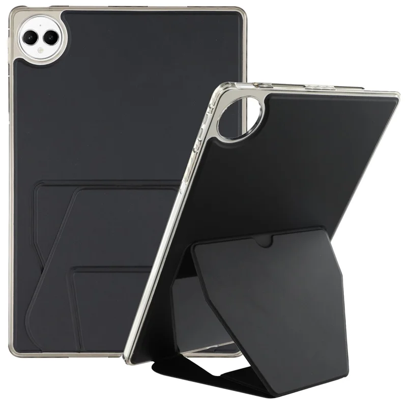 For Huawei MatePad Pro 12.2 (2024) Case TPU PU Leather Kickstand Tablet Cover - Purple-Cellmalls