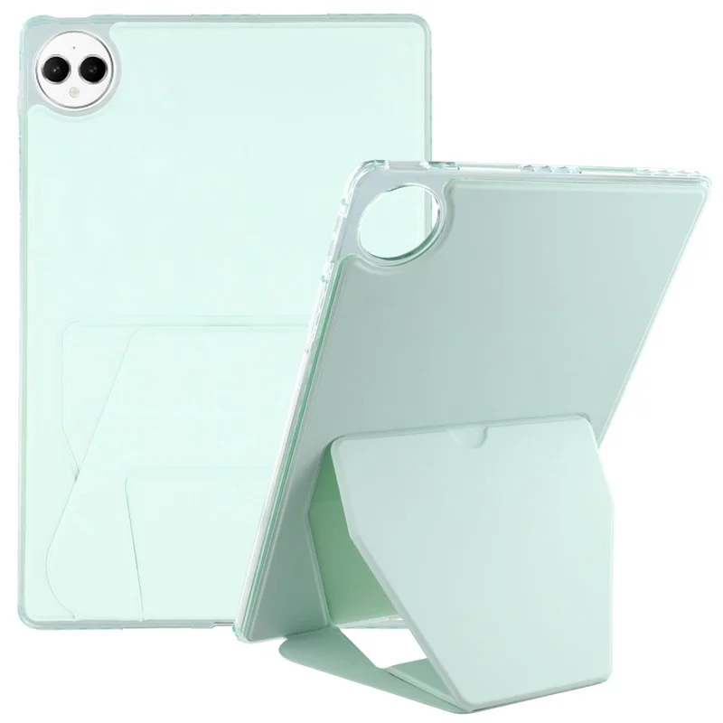 For Huawei MatePad Pro 12.2 (2024) Case TPU PU Leather Kickstand Tablet Cover - Purple-Cellmalls