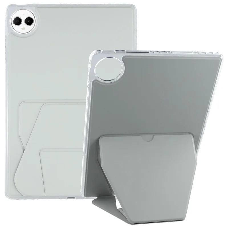 For Huawei MatePad Pro 12.2 (2024) Case TPU PU Leather Kickstand Tablet Cover - Purple-Cellmalls