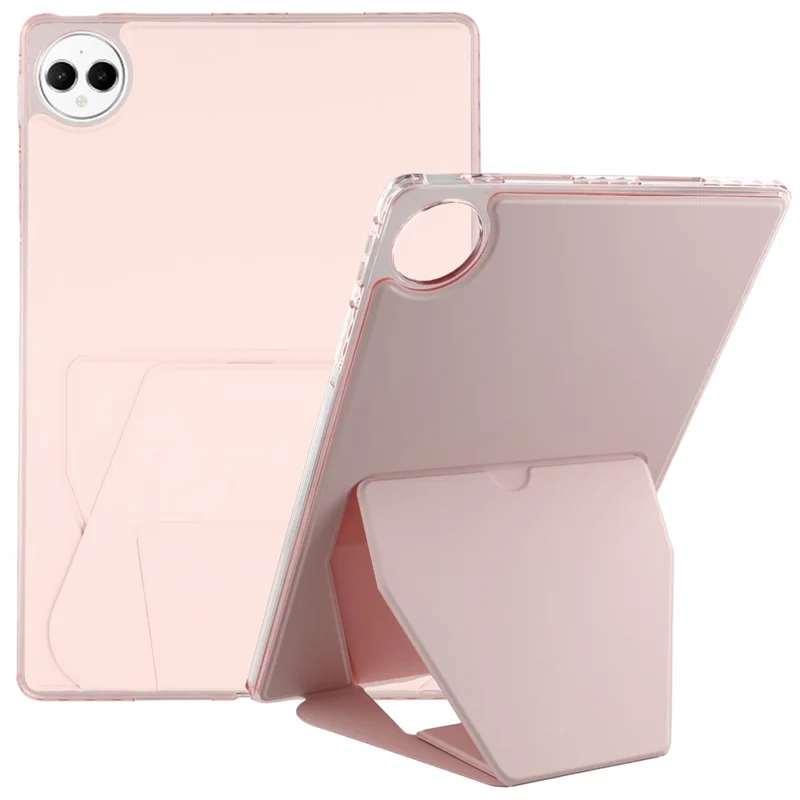 For Huawei MatePad Pro 12.2 (2024) Case TPU PU Leather Kickstand Tablet Cover - Purple-Cellmalls