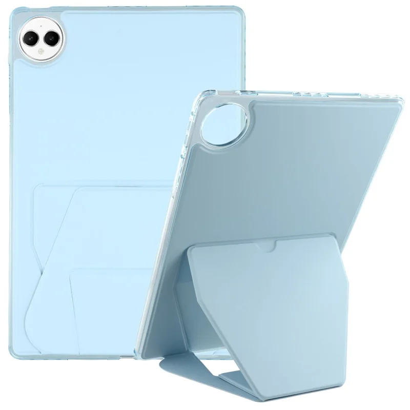 For Huawei MatePad Pro 12.2 (2024) Case TPU PU Leather Kickstand Tablet Cover - Purple-Cellmalls