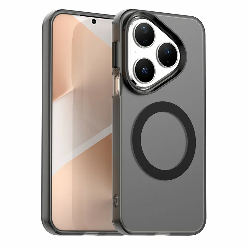 For Huawei Pura 80 Case Compatible with MagSafe Anti Drop Hybrid Phone Back Cover - White-Cellmalls