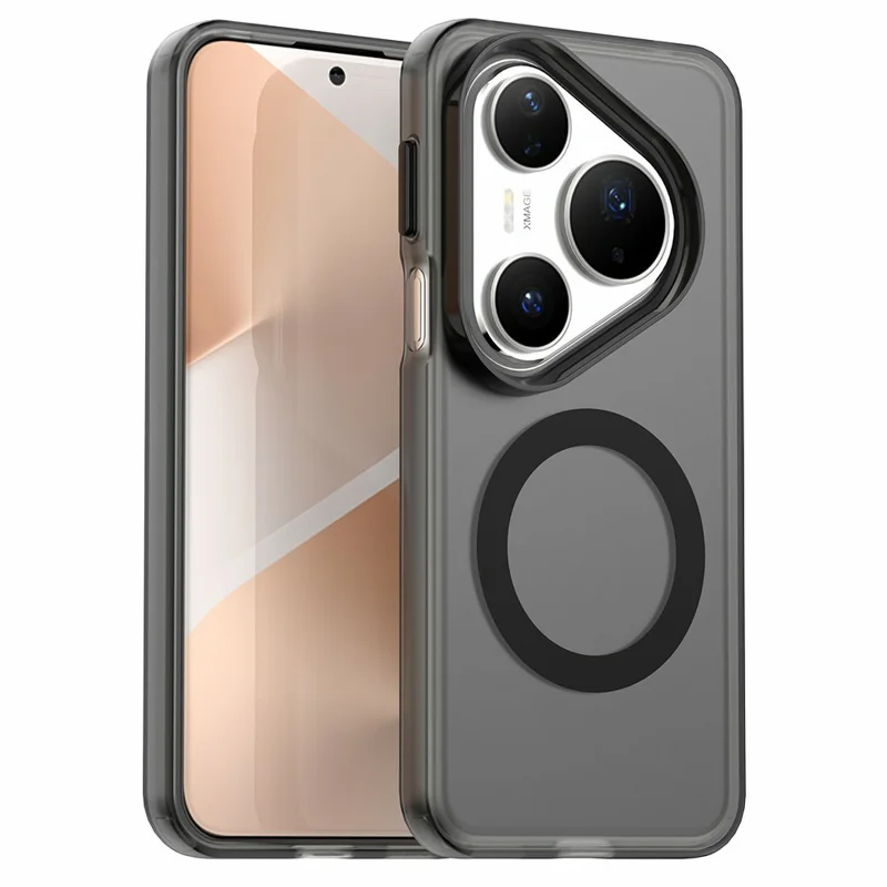 For Huawei Pura 80 Pro Case Compatible with MagSafe Anti Drop Hybrid Phone Back Cover - White-Cellmalls