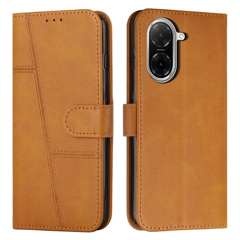 Leather Case for Xiaomi Redmi A5 4G (171.7mm) / Poco C71 4G Stand Protective Phone Cover - Rose Gold-Cellmalls