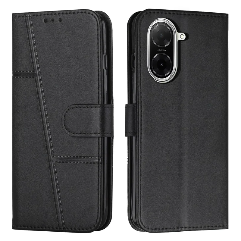 Leather Case for Xiaomi Redmi A5 4G (171.7mm) / Poco C71 4G Stand Protective Phone Cover - Rose Gold-Cellmalls