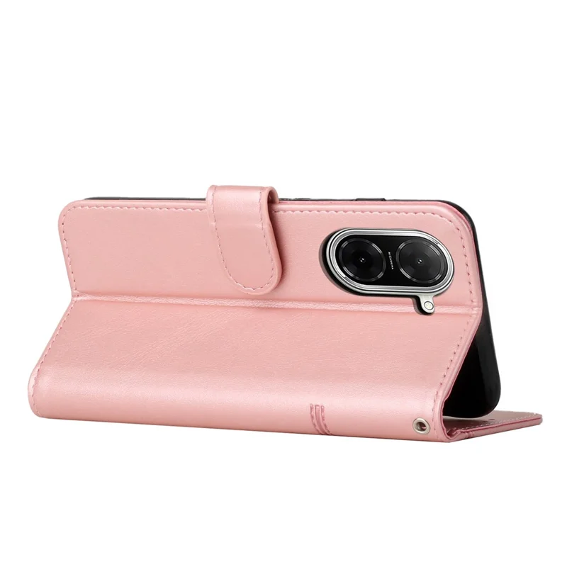Leather Case for Xiaomi Redmi A5 4G (171.7mm) / Poco C71 4G Stand Protective Phone Cover - Rose Gold-Cellmalls