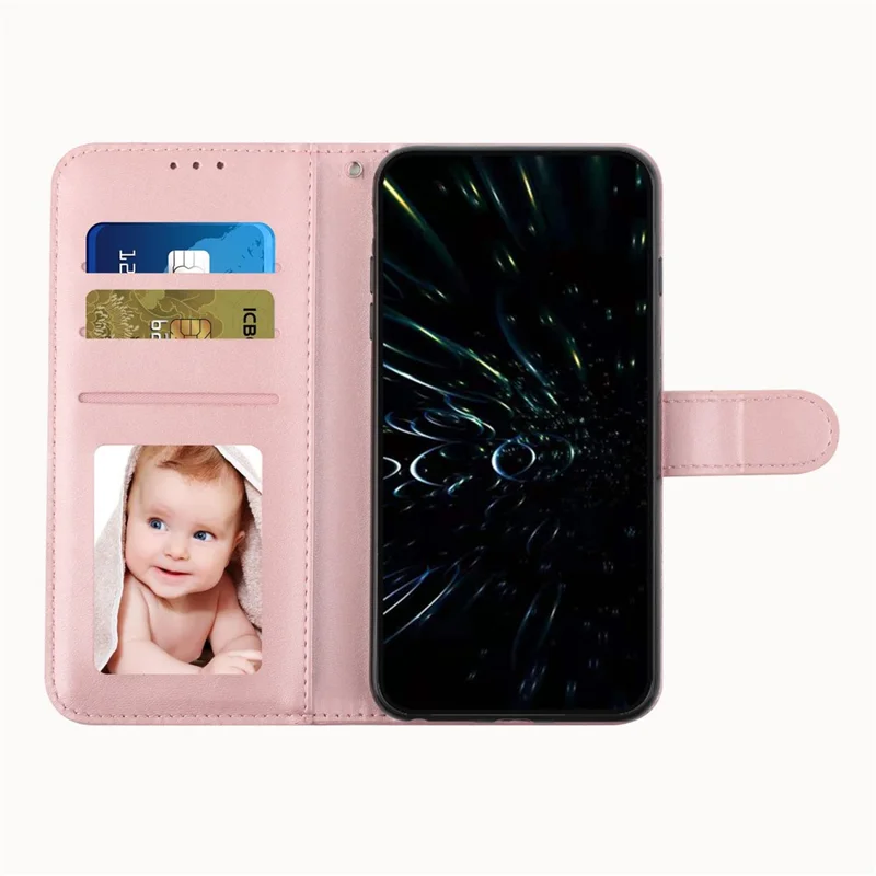 Leather Case for Xiaomi Redmi A5 4G (171.7mm) / Poco C71 4G Stand Protective Phone Cover - Rose Gold-Cellmalls