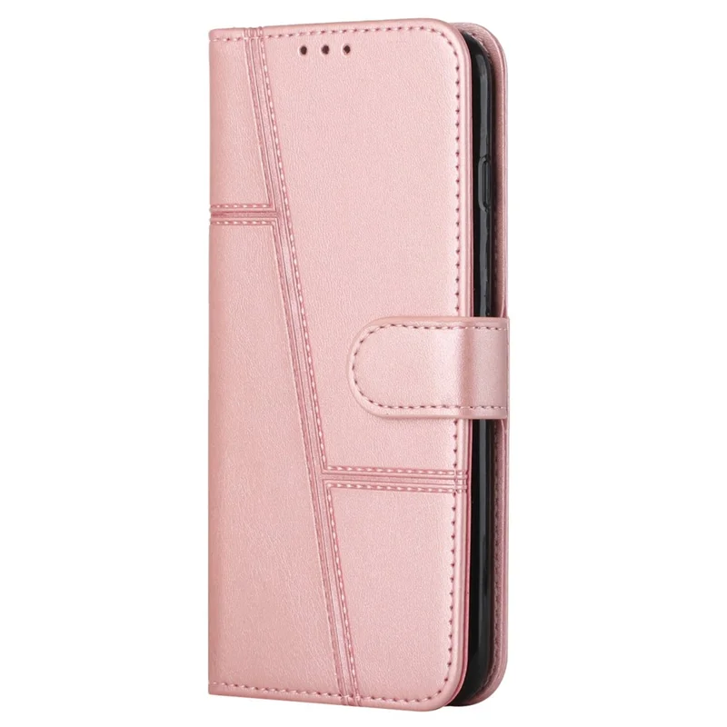 For Xiaomi Redmi Note 14 5G Case Stand Flip Protective Leather Phone Cover - Rose Gold-Cellmalls