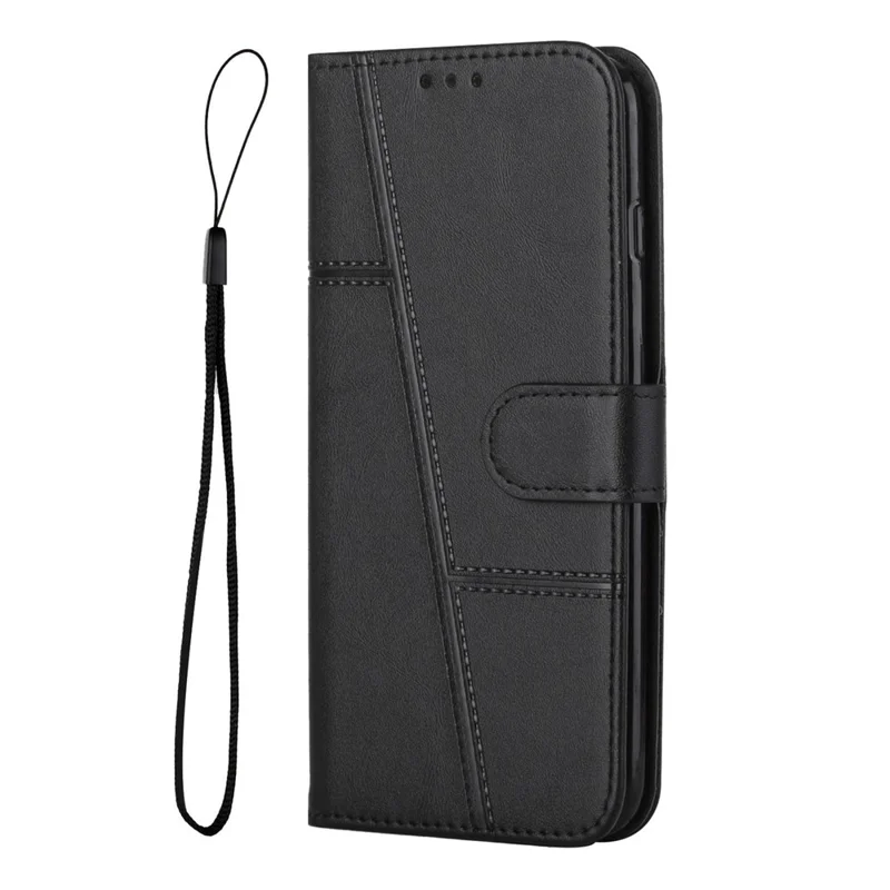 Wallet Case for Xiaomi Redmi Turbo 4 5G / Poco X7 Pro 5G Leather Stand Protective Phone Cover - Black-Cellmalls