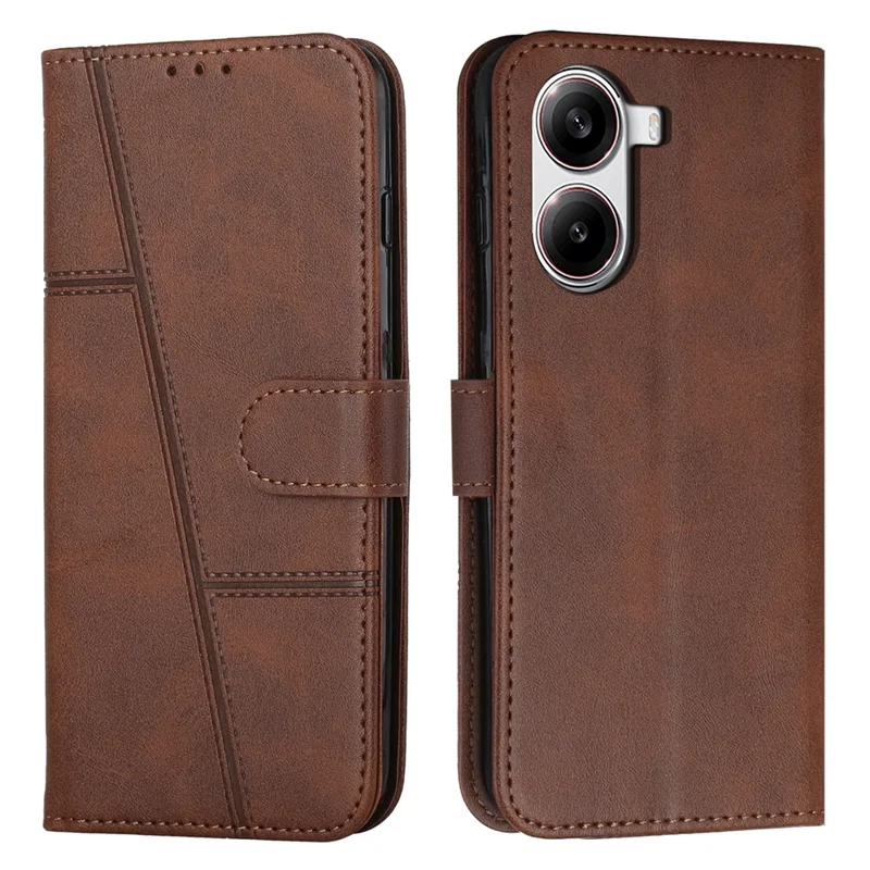 Wallet Case for Xiaomi Redmi Turbo 4 5G / Poco X7 Pro 5G Leather Stand Protective Phone Cover - Black-Cellmalls