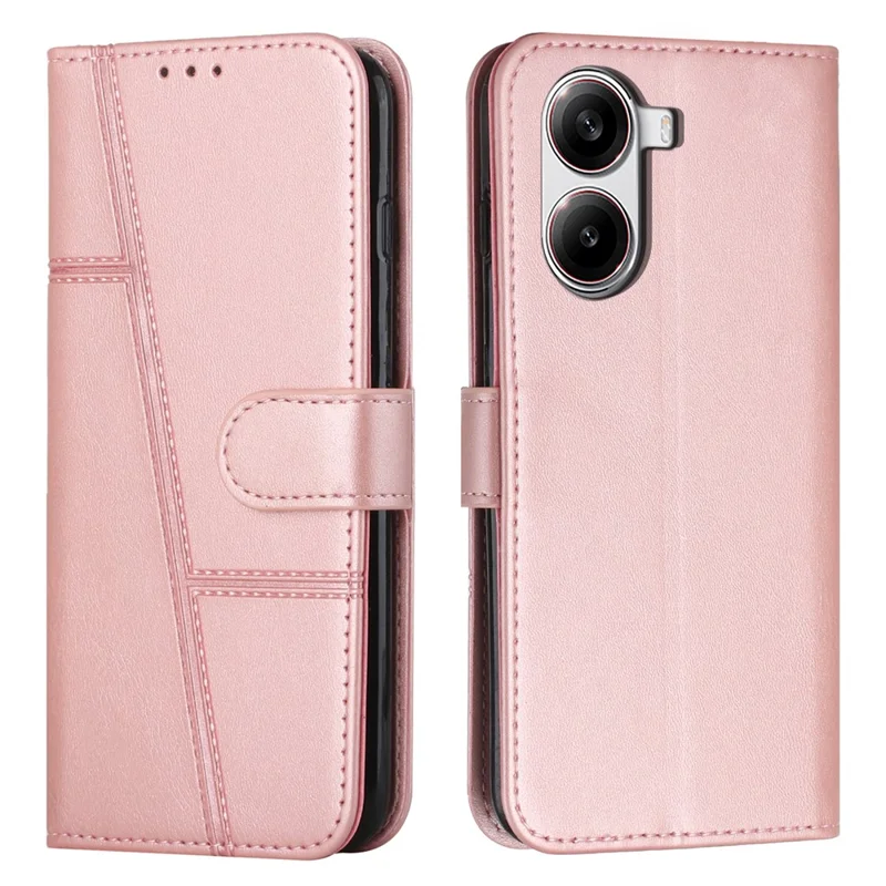 Wallet Case for Xiaomi Redmi Turbo 4 5G / Poco X7 Pro 5G Leather Stand Protective Phone Cover - Black-Cellmalls