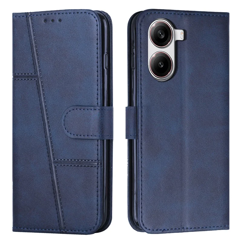 Wallet Case for Xiaomi Redmi Turbo 4 5G / Poco X7 Pro 5G Leather Stand Protective Phone Cover - Black-Cellmalls