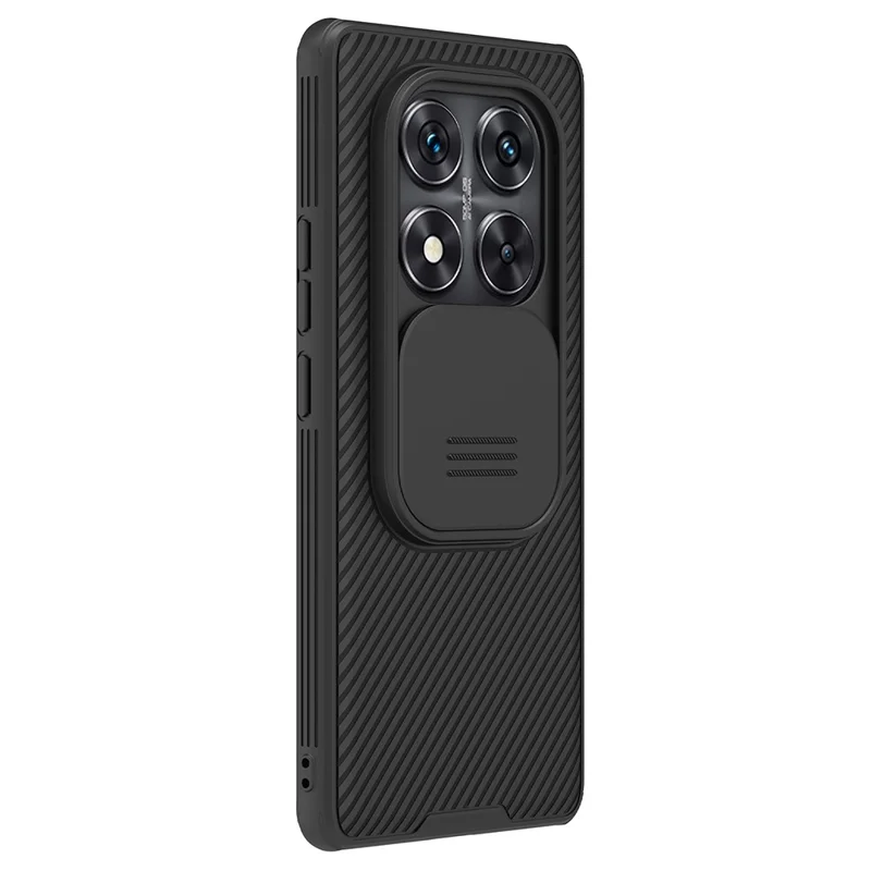 NILLKIN Camshield Pro Series for Xiaomi Redmi Note 14 Pro 5G / Poco X7 5G Case PC+TPU Slide Camera Lid Phone Cover - Black-Cellmalls