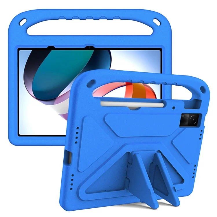 For Xiaomi Redmi Pad Drop-proof EVA Tablet Case Foldable Kickstand Portable Hand Grip Protective Cover - Black-Cellmalls