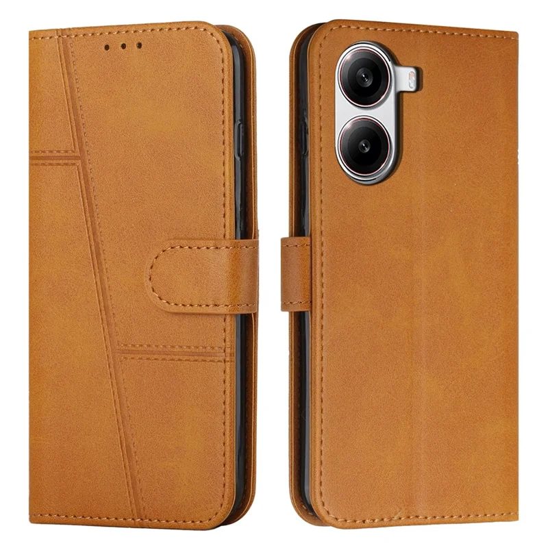 Wallet Case for Xiaomi Redmi Turbo 4 5G / Poco X7 Pro 5G Leather Stand Protective Phone Cover - Black-Cellmalls