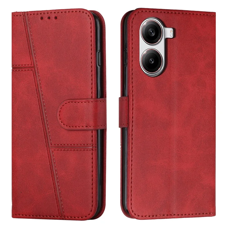 Wallet Case for Xiaomi Redmi Turbo 4 5G / Poco X7 Pro 5G Leather Stand Protective Phone Cover - Black-Cellmalls