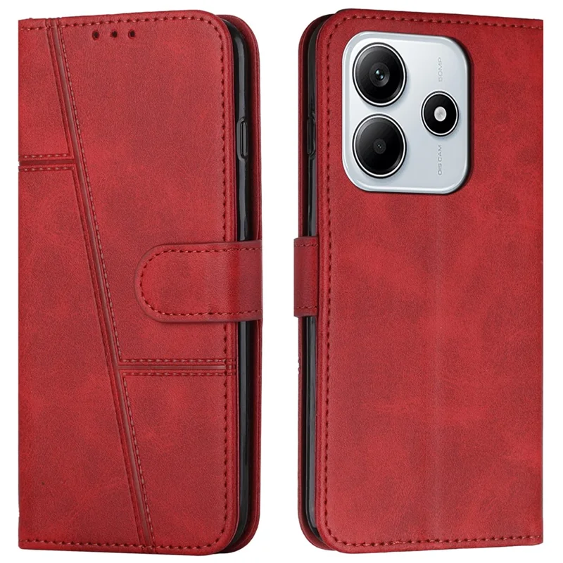 For Xiaomi Redmi Note 14 5G Case Stand Flip Protective Leather Phone Cover - Rose Gold-Cellmalls