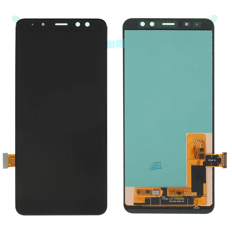 For Samsung Galaxy A8 (2018) A530 LCD Screen and Digitizer Assembly Replacement Part (TFT Version) (without Logo) - Black-Cellmalls