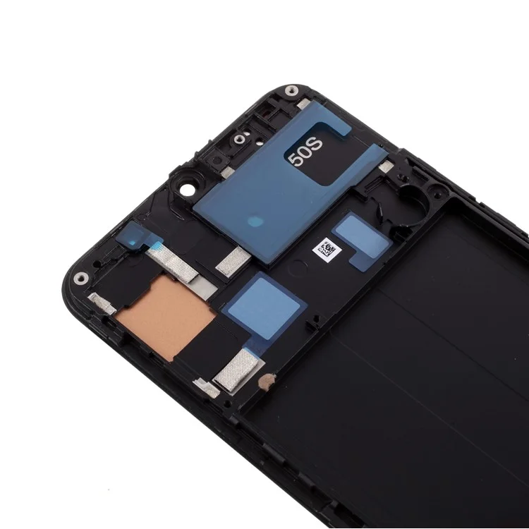 LCD Screen and Digitizer Assembly + Frame Repair Part (Without Logo) (TFT Edition, without Fingerprint Function) for Samsung Galaxy A50s SM-A507 - Black-Cellmalls