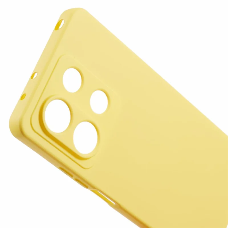 For Xiaomi Redmi Note 13 5G Case 2.0mm Thickness Anti-drop Soft TPU Mobile Phone Cover - Yellow-Cellmalls