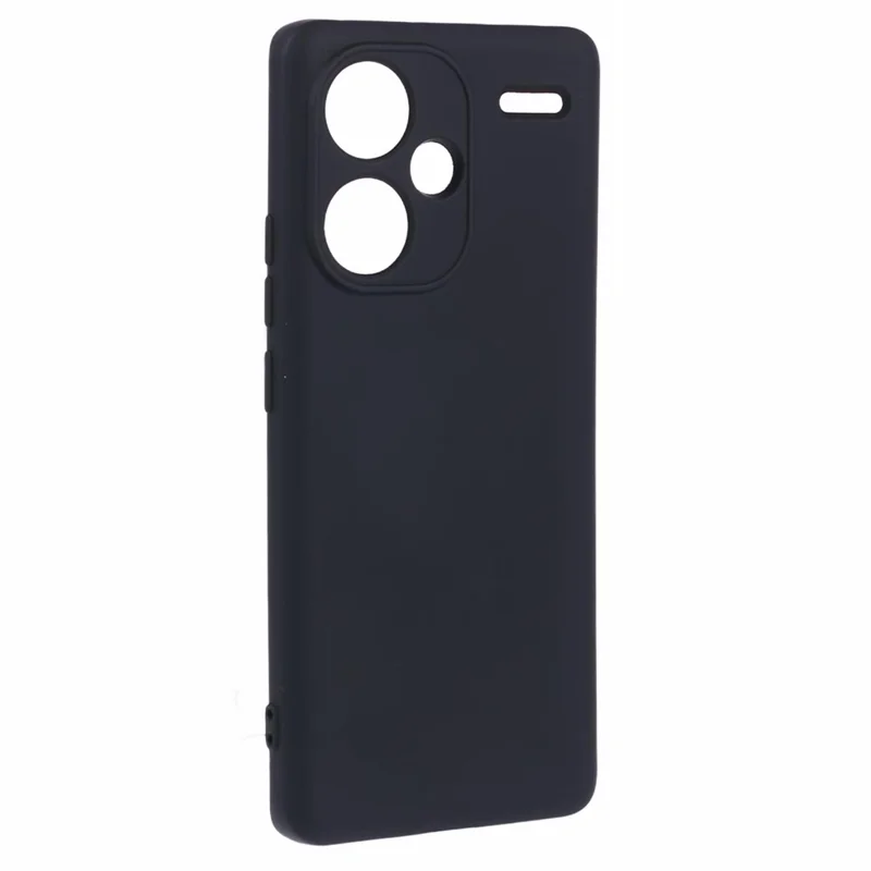 For Xiaomi Redmi Note 13 Pro+ 5G Cell Phone Case 2.0mm Scratch-resistant Soft TPU Back Cover - Black-Cellmalls